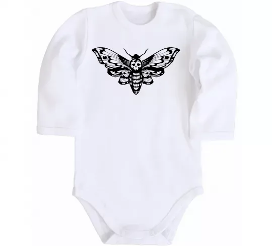 Детский боди Бражник Белый фото