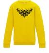 Детский Свитшот Бражник Солнечно желтый фото