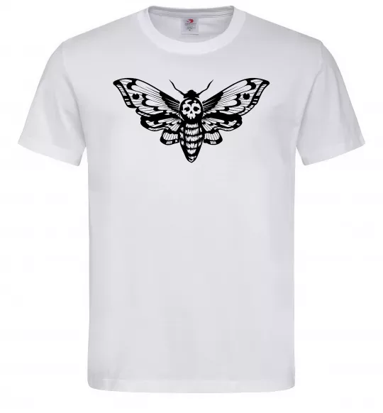 Мужская футболка Бражник Белый фото