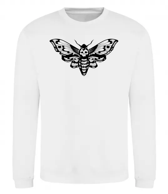 Свитшот Бражник Белый фото