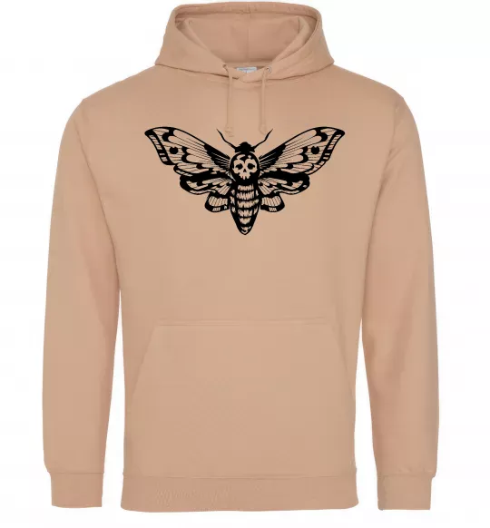 Жіноча толстовка (худі) Бражник Пісочний фото