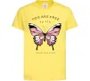 Детская футболка You are free to fly Лимонный фото