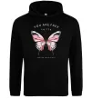 Мужская толстовка (худи) You are free to fly Черный фото
