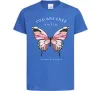 Детская футболка You are free to fly Ярко-синий фото