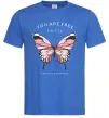 Мужская футболка You are free to fly Ярко-синий фото