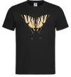 Мужская футболка Косатець махаон Черный фото