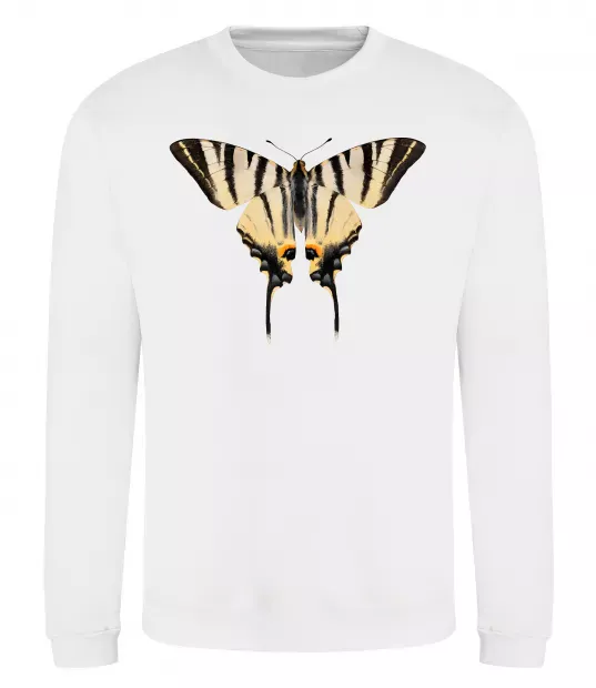 Свитшот Косатець махаон Белый фото