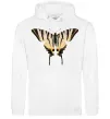 Чоловіча толстовка (худі) Косатець махаон Білий фото