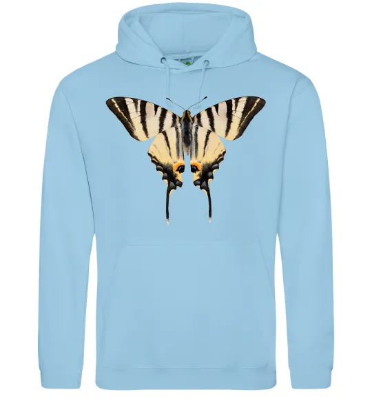 Жіноча толстовка (худі) Косатець махаон Блакитний фото