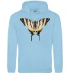 Жіноча толстовка (худі) Косатець махаон Блакитний фото