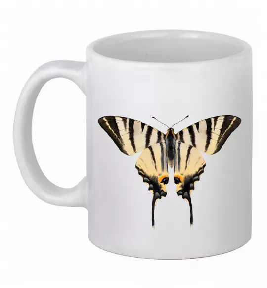 Чашка керамическая Косатець махаон Белый фото