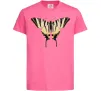 Дитяча футболка Косатець махаон Яскраво-рожевий фото
