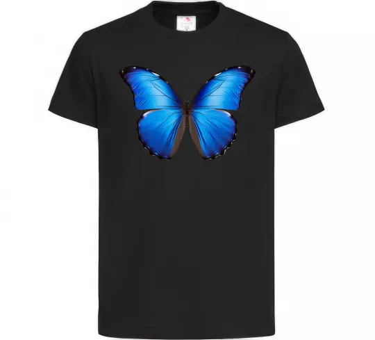 Детская футболка Morpho menelaus Черный фото