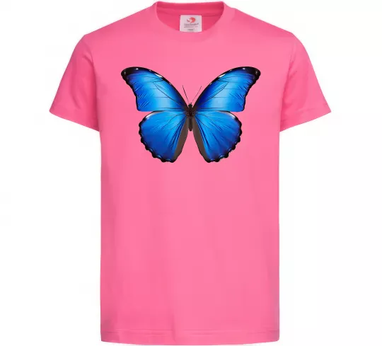 Детская футболка Morpho menelaus Ярко-розовый фото