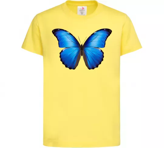 Детская футболка Morpho menelaus Лимонный фото