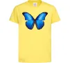 Детская футболка Morpho menelaus Лимонный фото