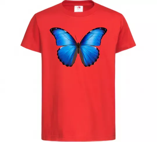 Детская футболка Morpho menelaus Красный фото