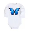 Дитячий бодік Morpho menelaus Білий фото