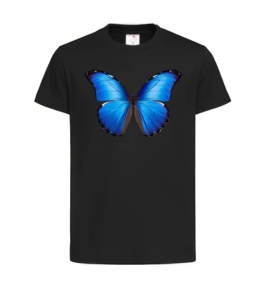 Дитяча футболка Morpho menelaus Чорний фото