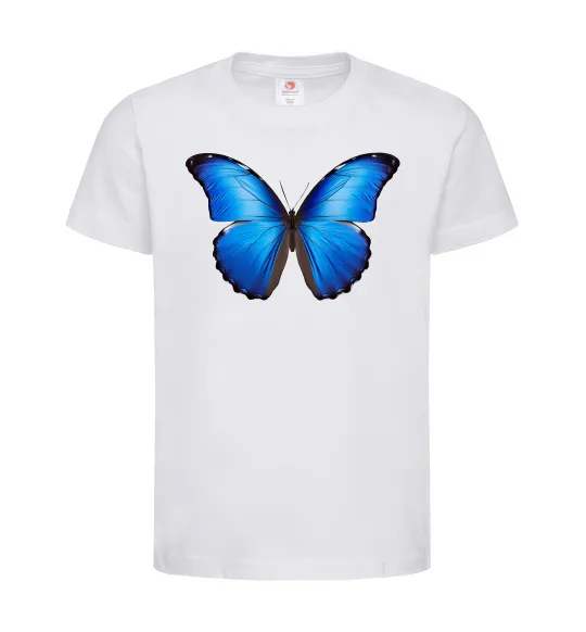 Дитяча футболка Morpho menelaus Білий фото
