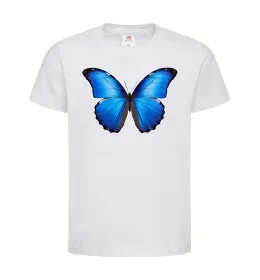 Детская футболка Morpho menelaus Белый фото