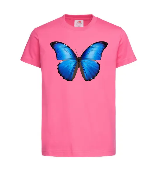 Дитяча футболка Morpho menelaus Яскраво-рожевий фото