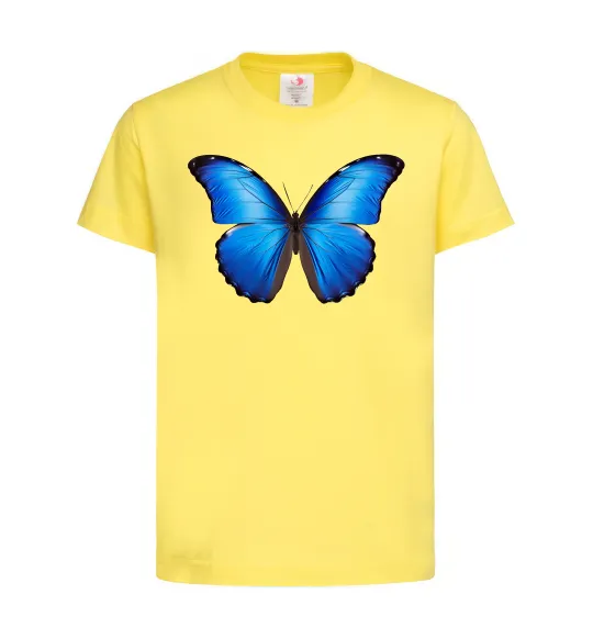 Дитяча футболка Morpho menelaus Лимонний фото