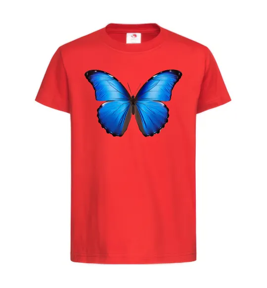 Дитяча футболка Morpho menelaus Червоний фото