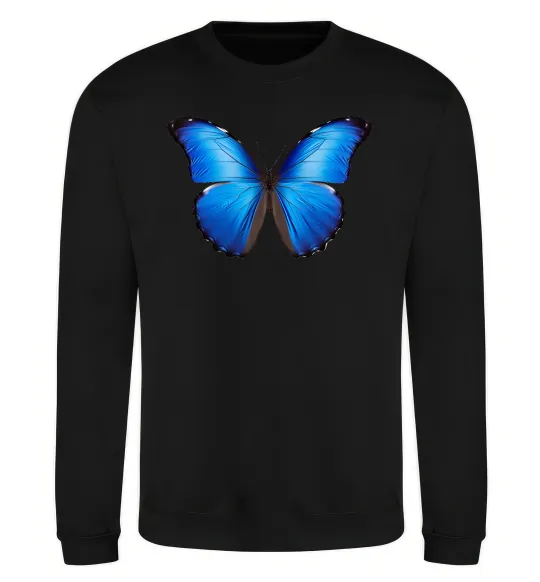 Світшот Morpho menelaus Чорний фото