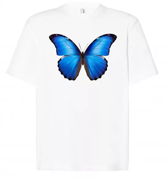 Футболка Оверсайз Morpho menelaus Белый фото