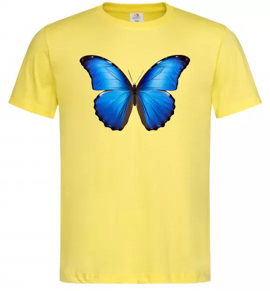 Мужская футболка Morpho menelaus Лимонный фото
