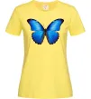 Женская футболка Morpho menelaus Лимонный фото