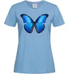 Женская футболка Morpho menelaus Голубой фото