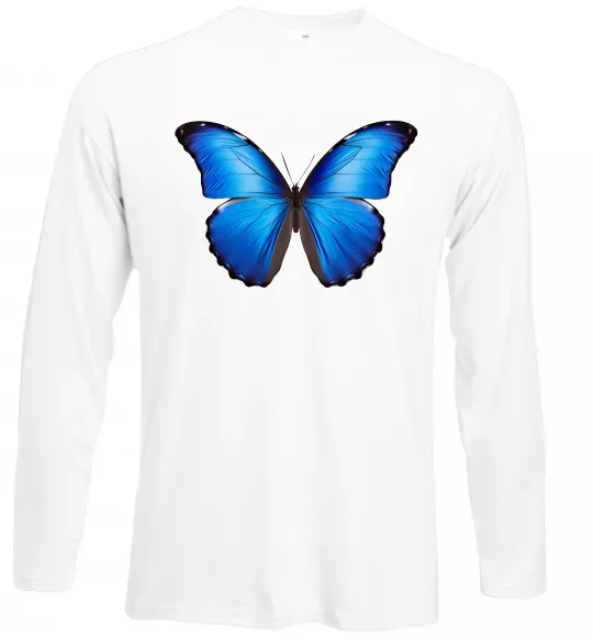 Лонгслив Morpho menelaus Белый фото