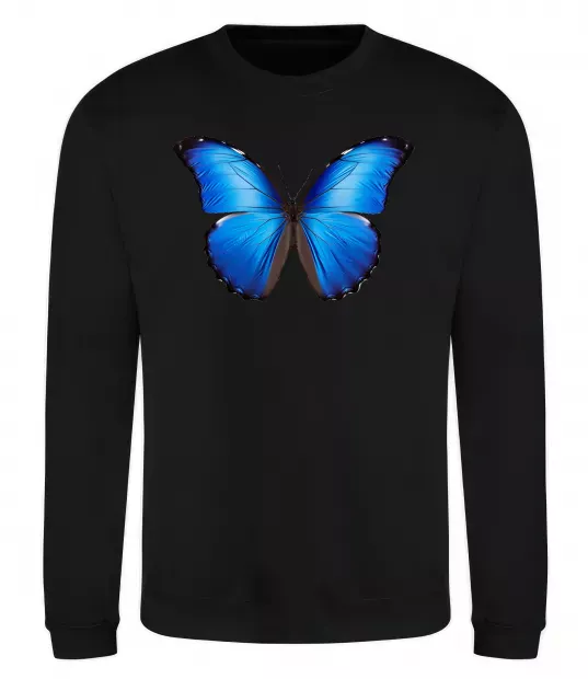 Свитшот Morpho menelaus Черный фото