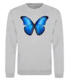 Свитшот Morpho menelaus Серый меланж фото