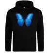 Мужская толстовка (худи) Morpho menelaus Черный фото