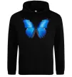 Жіноча толстовка (худі) Morpho menelaus Чорний фото