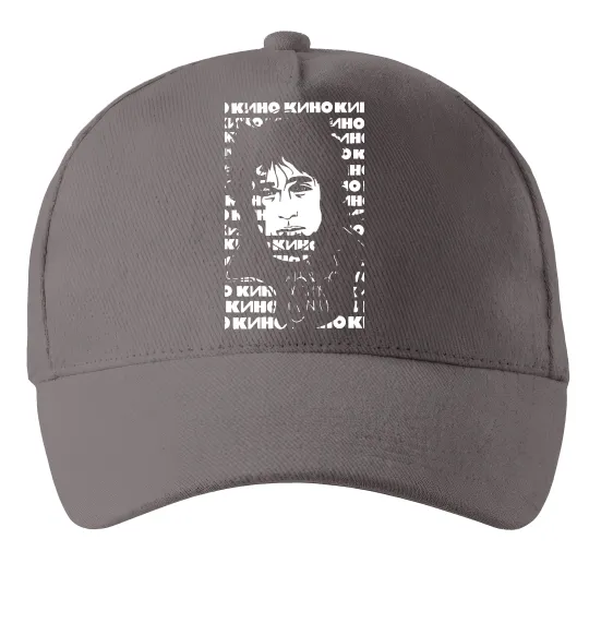 Кепка Цой Кино арт Серый фото