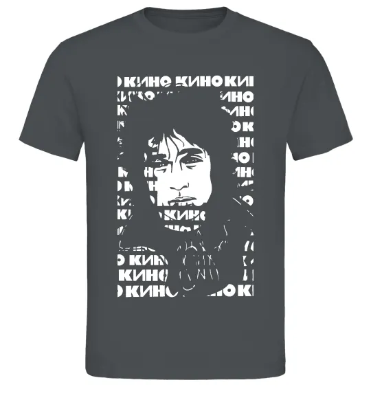 Чоловіча футболка Цой Кино арт Графіт фото