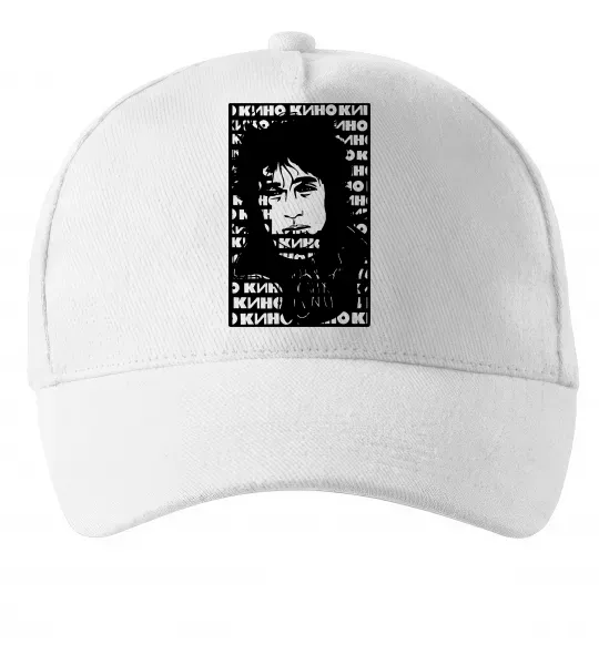 Кепка Цой Кино арт Белый фото