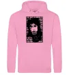 Женская толстовка (худи) Цой Кино арт Розовый фото