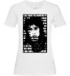 Женская футболка Цой Кино арт Белый фото