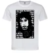 Чоловіча футболка Цой Кино арт Білий фото