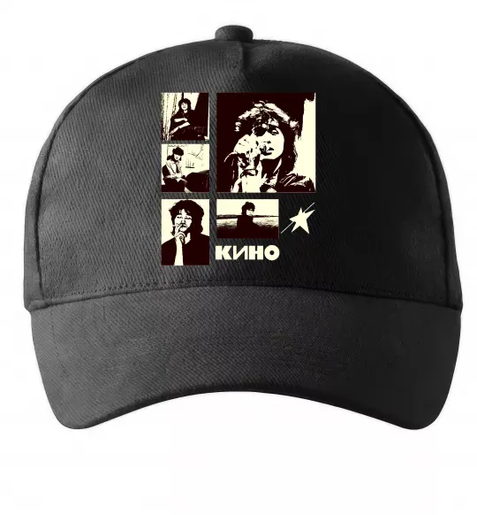 Кепка Кино колаж Черный фото