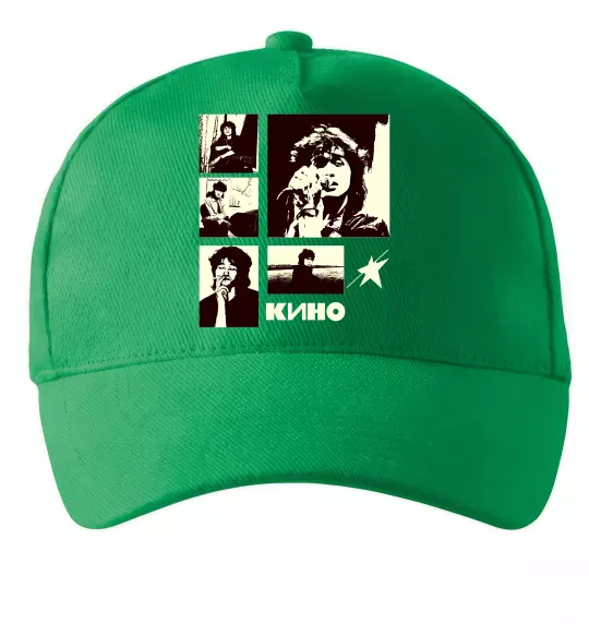 Кепка Кино колаж Зеленый фото