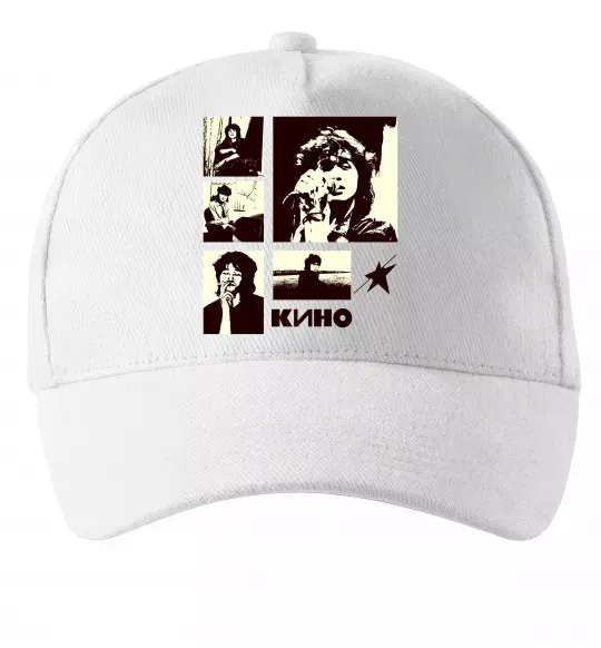 Кепка Кино колаж Белый фото