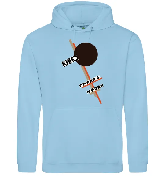 Жіноча толстовка (худі) Група крові Блакитний фото