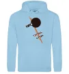 Жіноча толстовка (худі) Група крові Блакитний фото