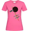 Жіноча футболка Група крові Яскраво-рожевий фото